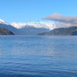 Lago Puelo en invierno