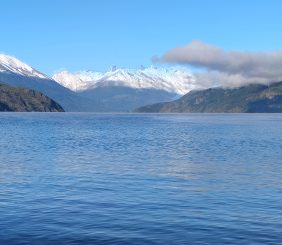 Lago Puelo en invierno