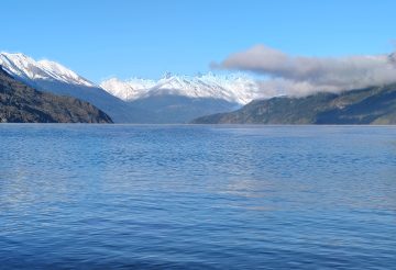 Lago Puelo en invierno